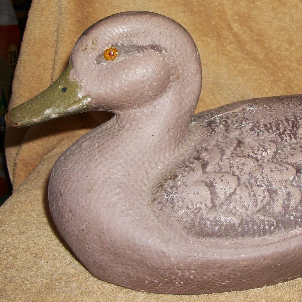 Antique General Fiber Co. Ariduck Duck Decoy